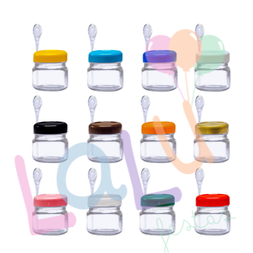 10 Potes De Papinha Plástica Reforçado C/Suporte e Colherzinha 40ml Doces, brigadeiro e Lembrancinha em Oferta na Shopee