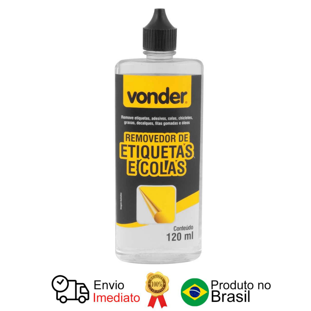 Removedor Etiquetas Colas 120ml Vonder em Oferta na Shopee