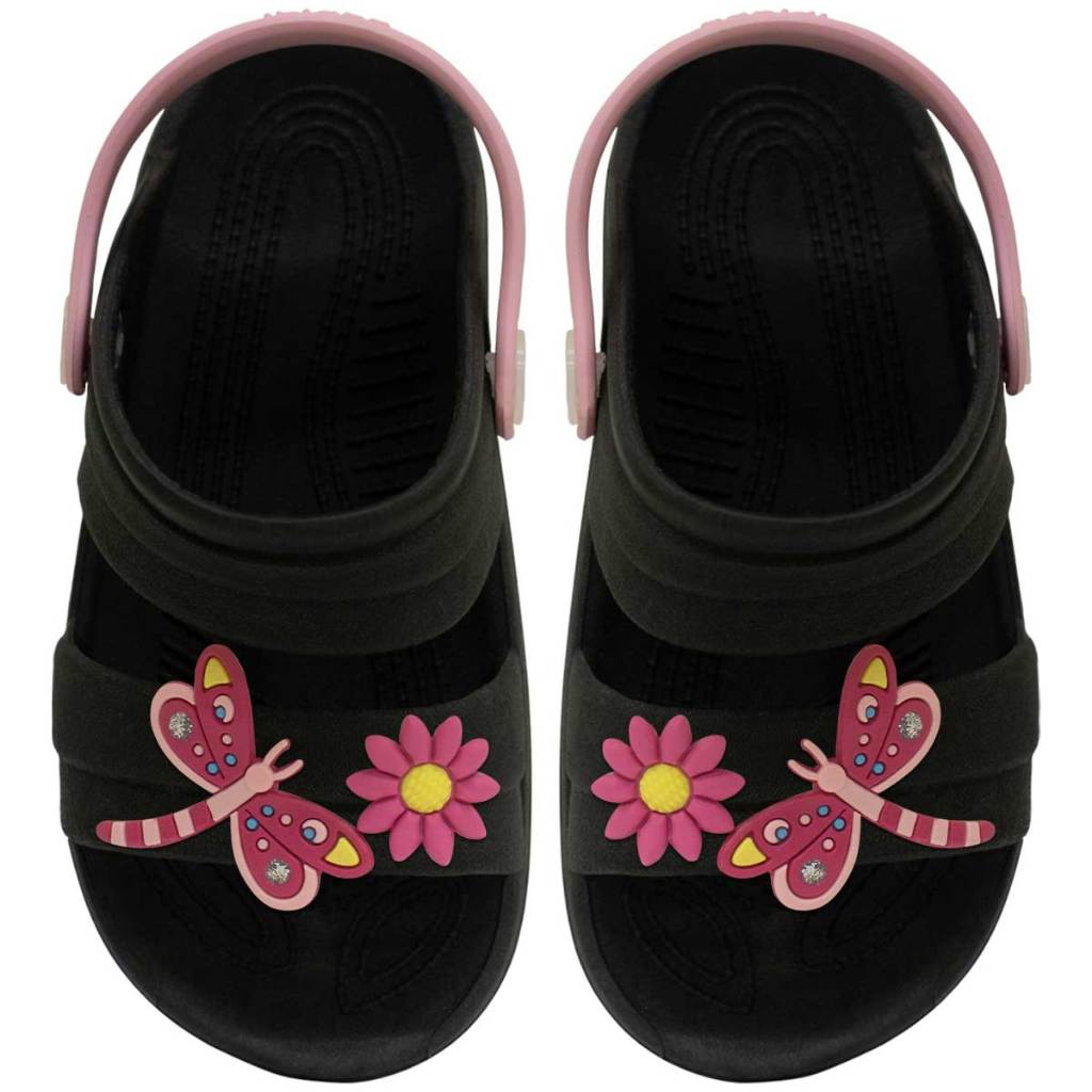 Sandalia Papete Infantil Nº 21 Ao 32 Babuche Feminino Menina Leve Macio Antiderrapante Escolar 15.14