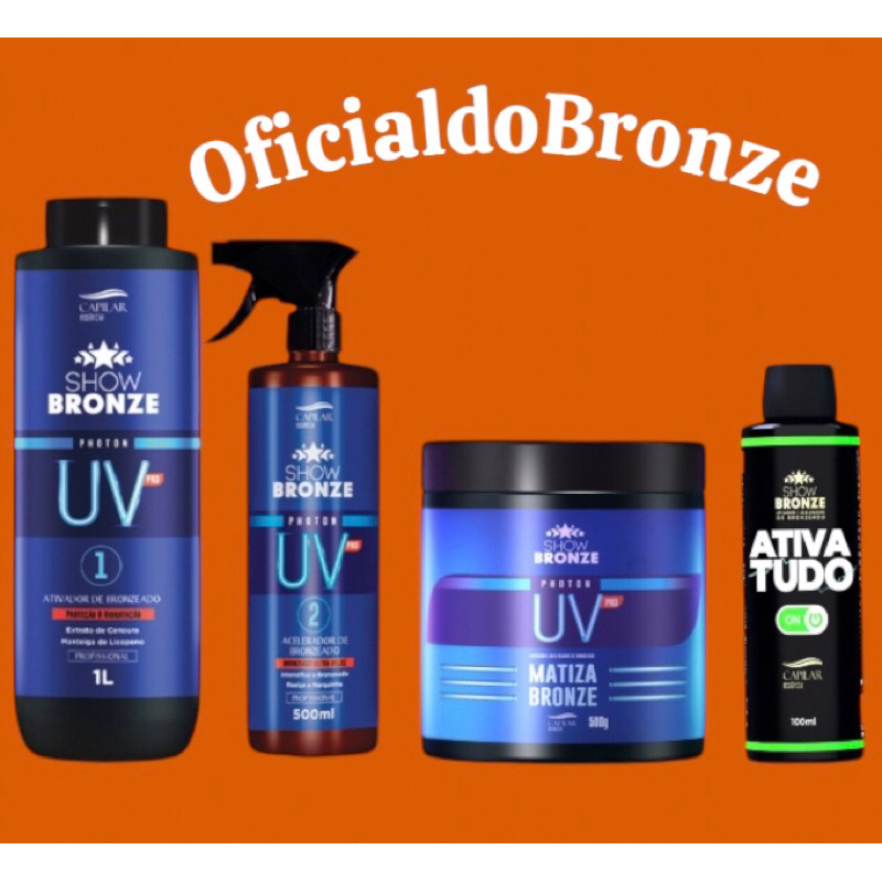 kit bronzeamento Photon uv Passo 1 e 2 + Matiza + ativa tudo.