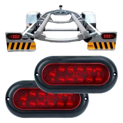 Kit Lanterna Traseira Carreta Carretinha Para Carretinha Led 12V Vermelha IVA Moderna Resistente