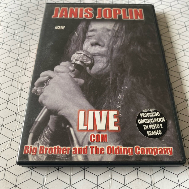 Dvd original Janis Joplin Live com big brother and The olding company