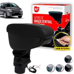 Apoio de Braço Meriva 2003 Até 2012 C/ Usb