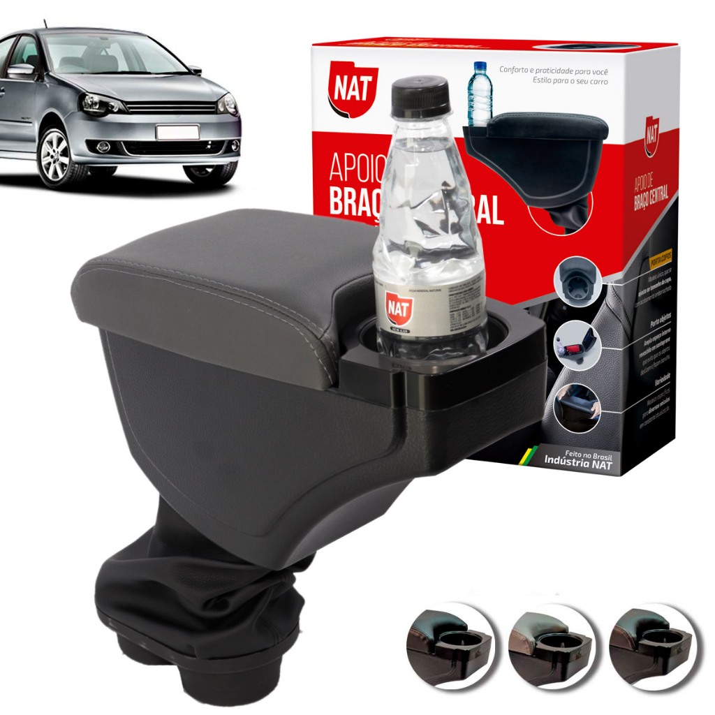 Apoio de Braço Polo Ano 2002 Até 2014 C/ Porta Copo em Oferta na Shopee