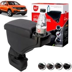 Apoio de Braço T-Cross Ano 2019 Até 2023 C/ Porta Copo