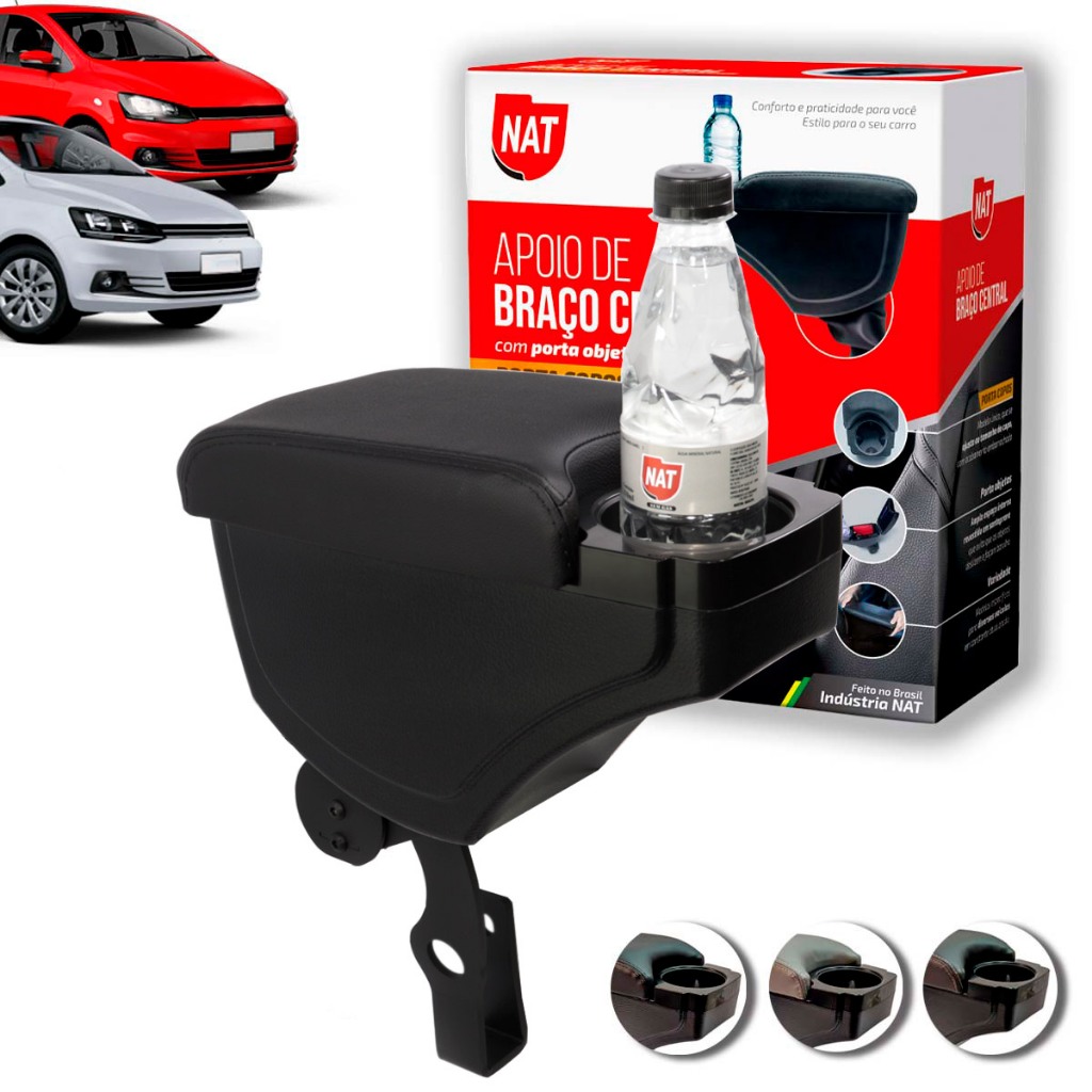 Apoio de Braço Fox CrossFox E SpaceFox Ano 2003 Até 2017 C/ Porta Copo em Oferta na Shopee