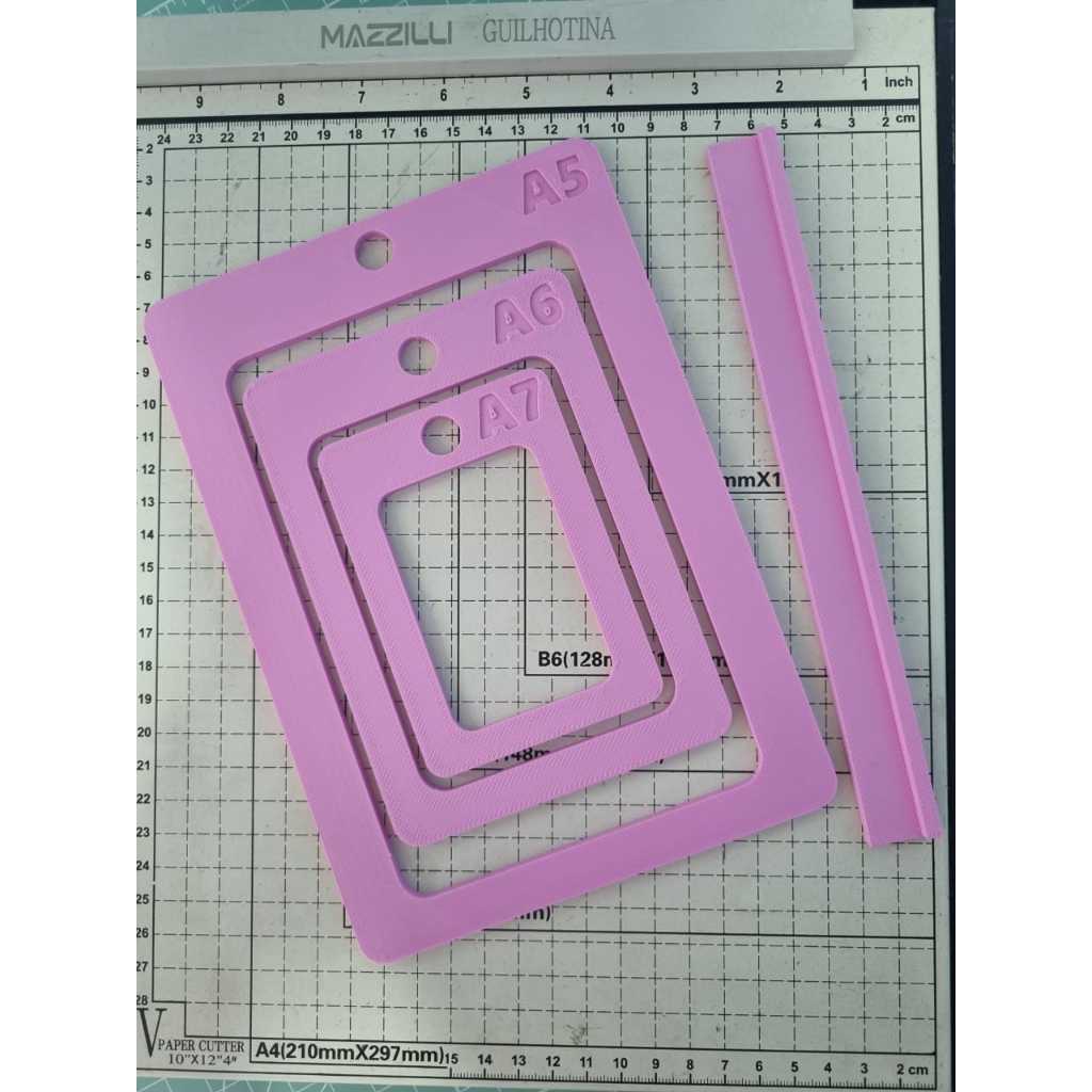 Trava Magnética para guilhotina com Gabarito A5, A6 e A7 em Oferta na Shopee