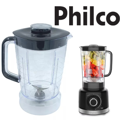 Copo Do Liquidificador Philco Plq1550 Turbo Cristal Sangel em Oferta na Shopee