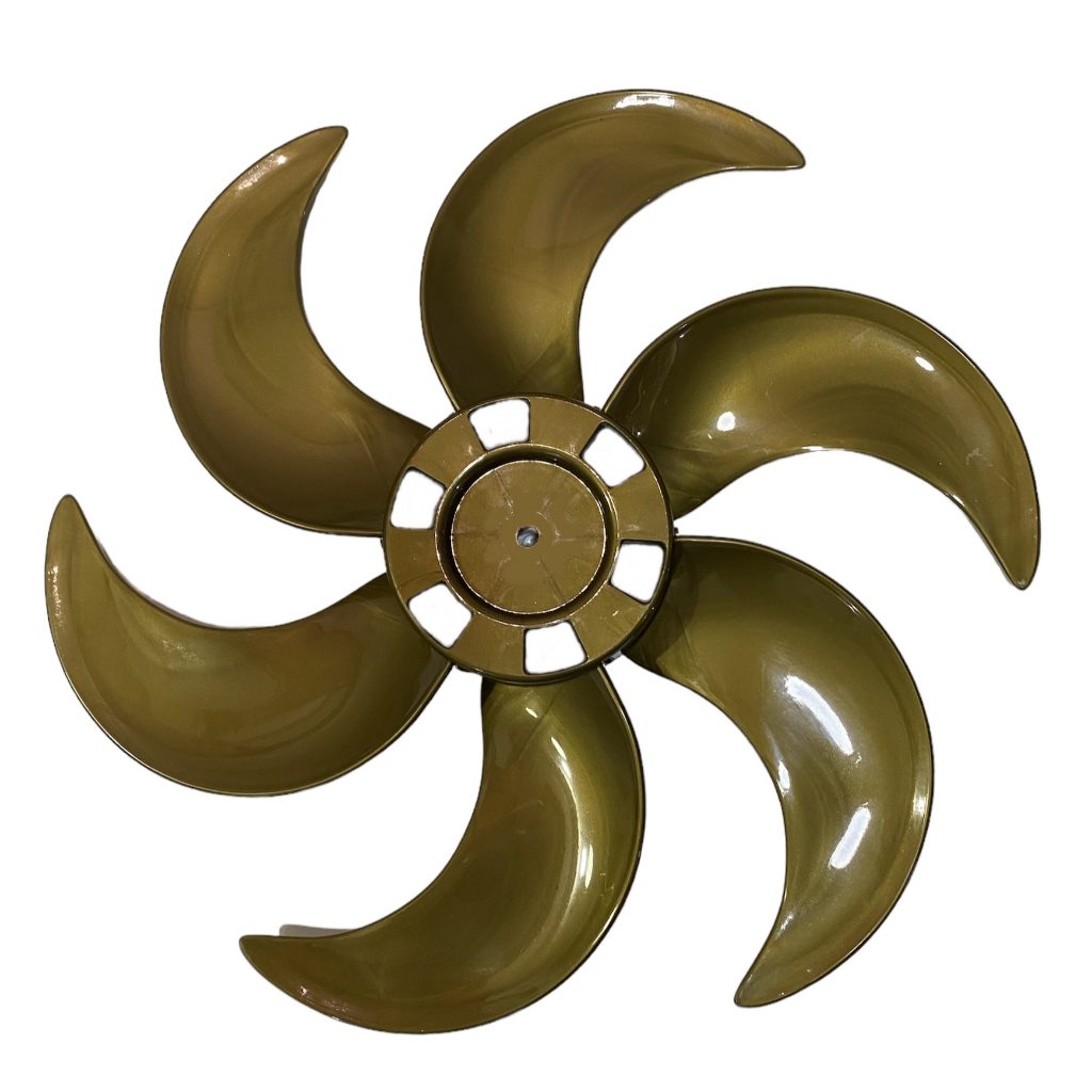 Hélice Ventilador Ventisol 40 cm 6 pás Dourado Original Eixo Redondo 8mm — imagem 2 de 2