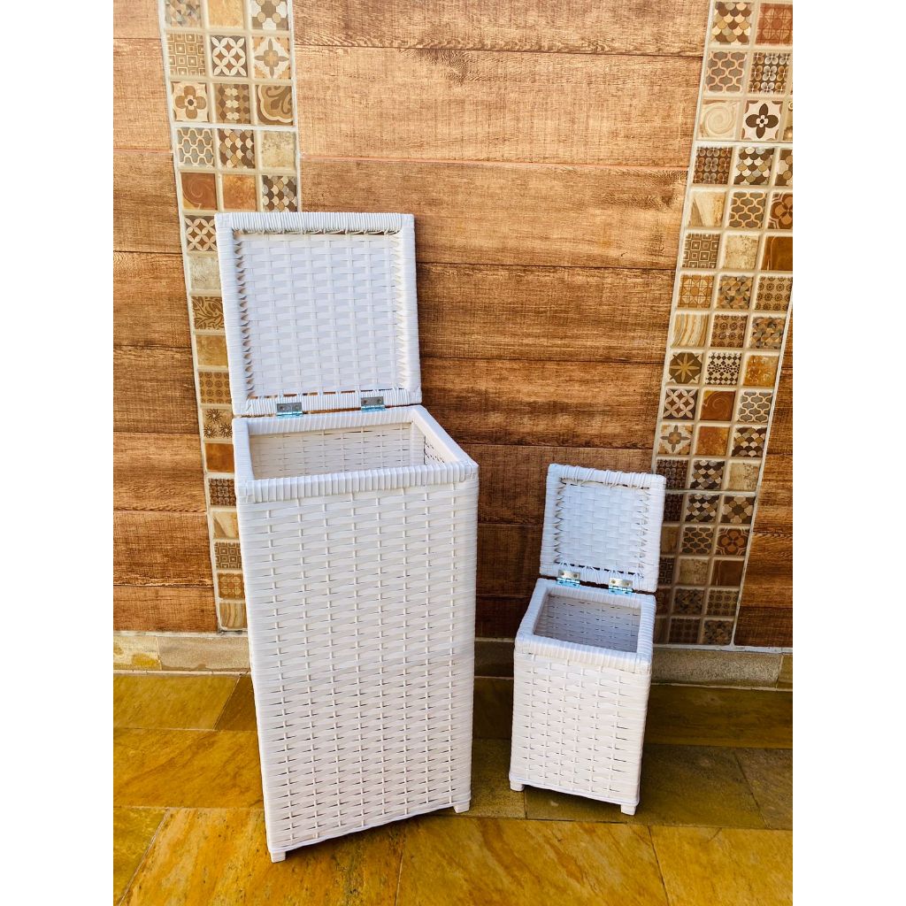 Kit Roupeiro 30x30x60 + Lixeira 20x20x30 PROMOÇÃO IMPERDIVEL em Oferta na Shopee