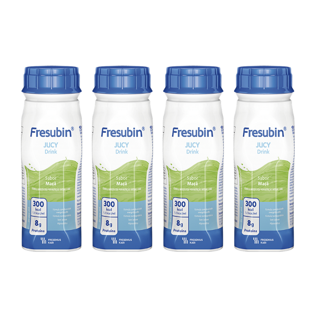 Fresubin Jucy Drink 200ml Sabor Maçã Fresenius ( Kit C/4 )