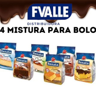 4 MISTURA PARA BOLO RENATA 400g em Oferta na Shopee