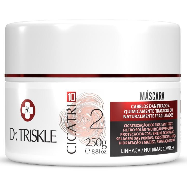 Dr. Triskle Máscara Tratamento Creme Acidificante Cicatri 10 Reparação Cicatrização Capilar 250g