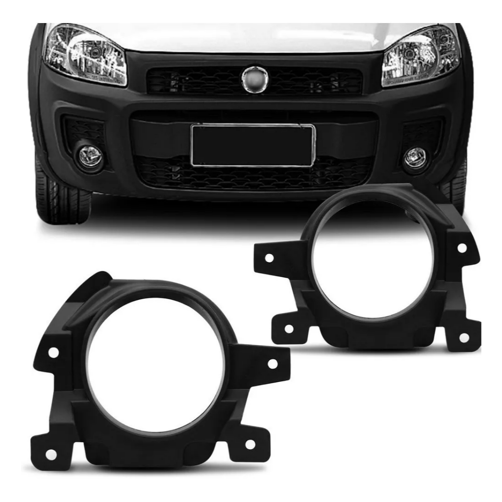 Suporte Farol de Milha Fiat Strada e Siena 2015 A 2018