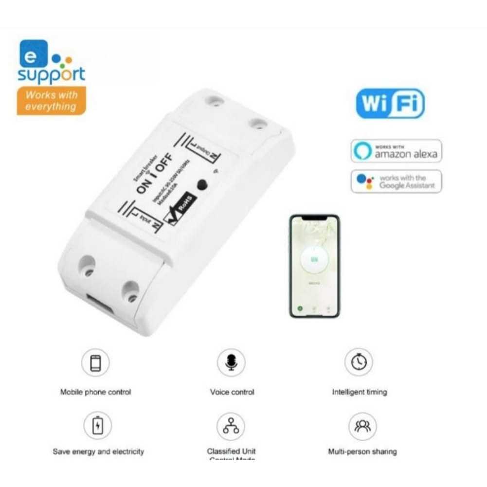 Interruptor Sonoff Inteligente Automação Residencial Wi-fi  Inteligente para Casa