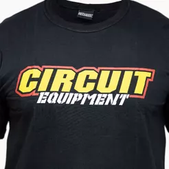 Camiseta Circuit Cores Preta Cinza Branca CIRCUIT EQUIPMENT