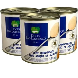 KIT 3 LEITE CONDENSADO ZERO AÇUCAR 335G SÃO LOURENÇO em Oferta na Shopee