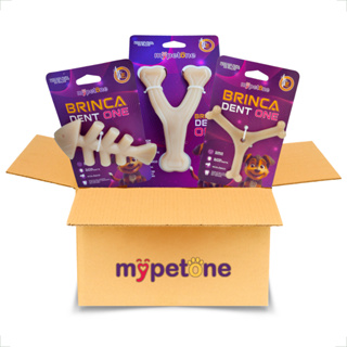 Kit 3 Unidades Brinca Dent One Osso Bamboo - MyPetOne em Oferta na Shopee