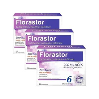 Kit 3 und Florastor Po C 6 Saches em Oferta na Shopee