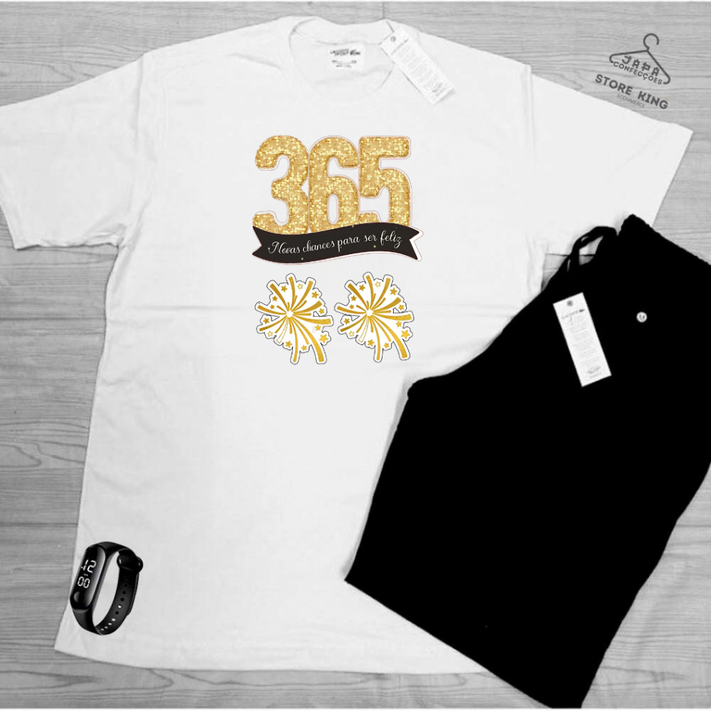 Kit Verão Bermuda e Camiseta algodão caminhada academia produto qualidade  365 DIAS  mais RELOGIO DIGITAL