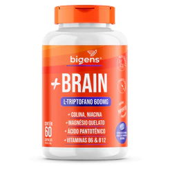 BIOGENS + BRAIN L-TRIPTOFANO 600MG/60 CAPS