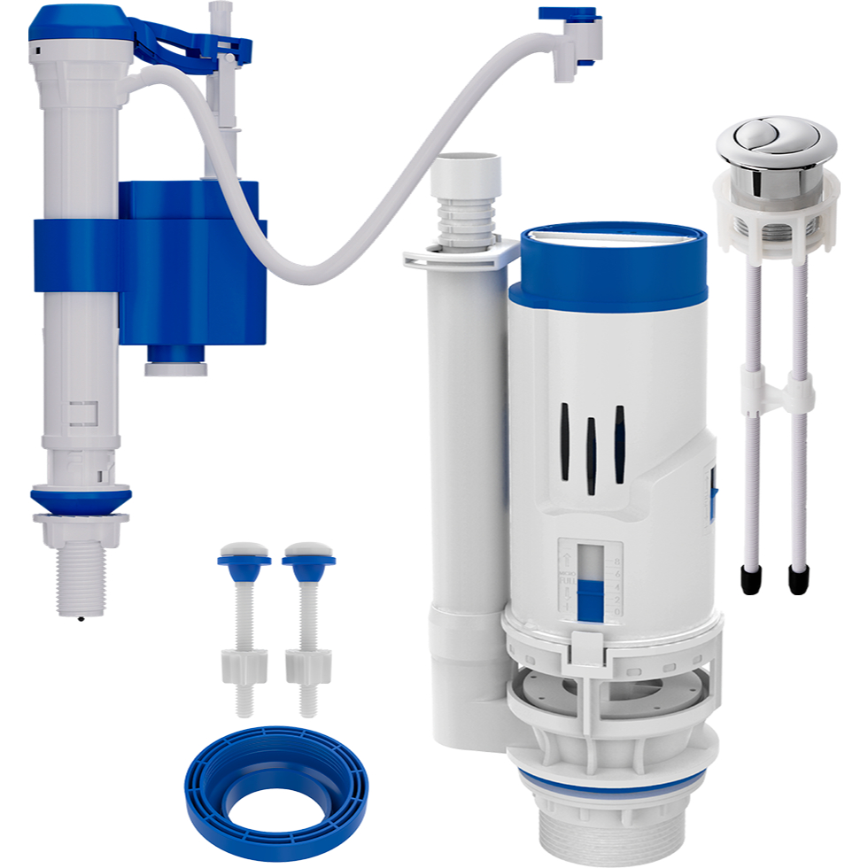 Kit Completo para Caixa Acoplada com Acionador Duplo