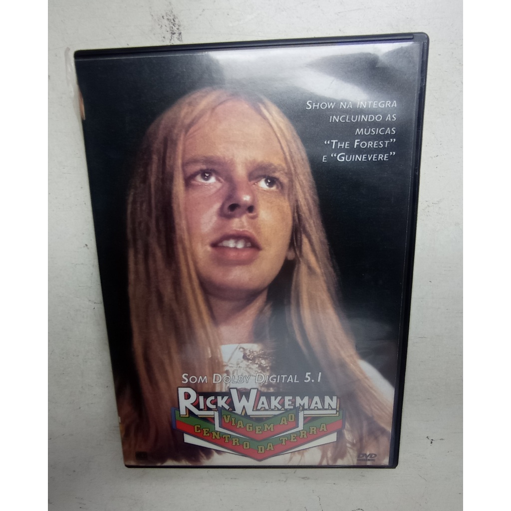 Dvd Original - Rick Wakeman - Viagem Ao Centro Da Terra