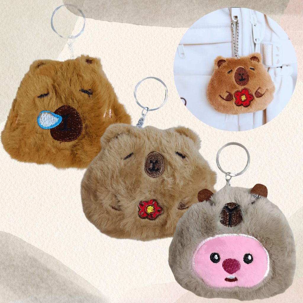 Chaveiro de Pelúcia Fofo de Capivara Capybara Novo Boneca em Oferta na Shopee