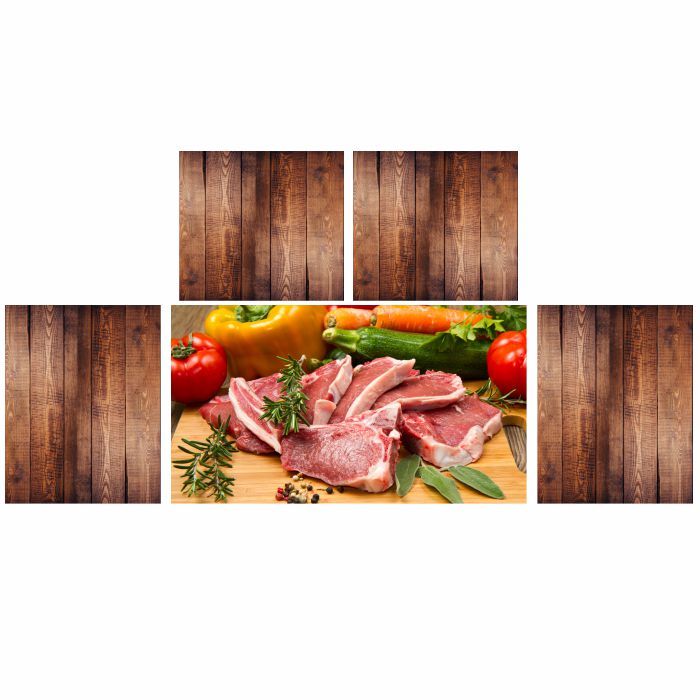 adesivos para freezer horizontal 170cm x 80cm açougue mod050 | sem adesivo na traseira