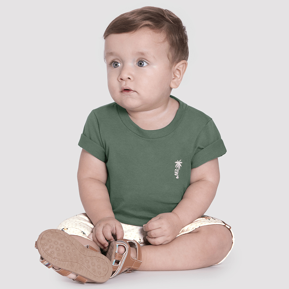Conjunto Alakazoo Bebê Menino Camiseta e Bermuda Estampa Diversas