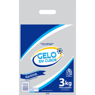 Saco para gelo em cubo universal 3KG c/ alça 200UND em Oferta na Shopee