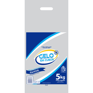 Saco Para Gelo em Cubo Universal 5KG c/Alça 200unid em Oferta na Shopee
