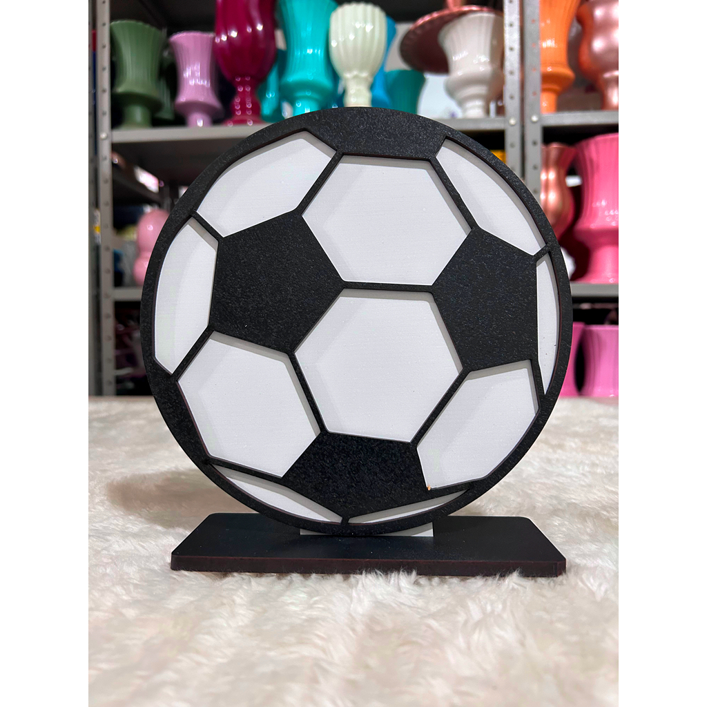 Bola de Futebol Display Mesa Festa Decoração Totem Goool Geek em Oferta na Shopee