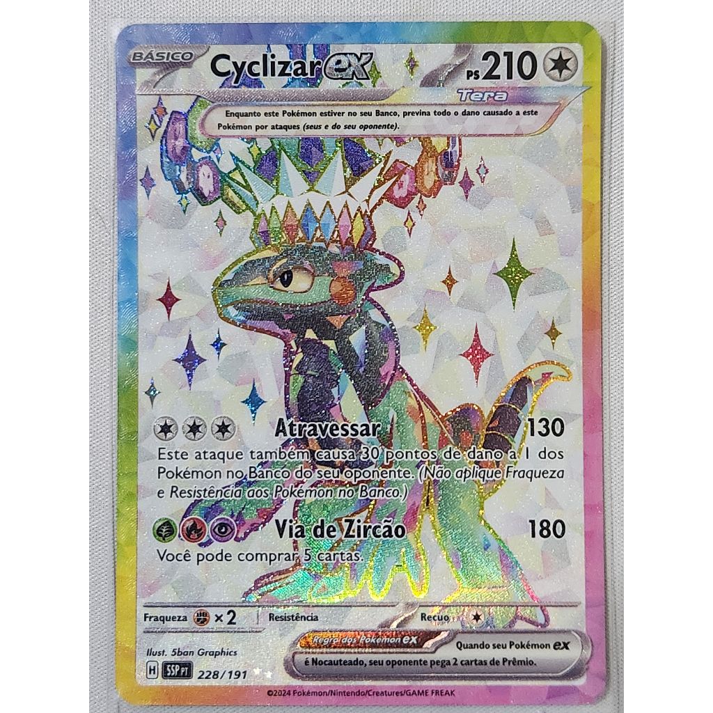 Carta Pokemon Cyclizar ex (228/191) SSP