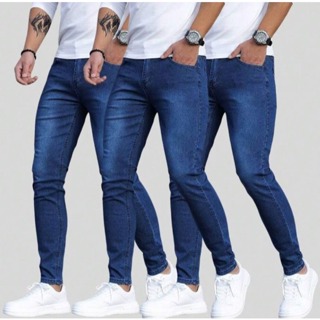 KIT Calças  jeans masculina  skinny  com elastano linha premium variações NF em Oferta na Shopee