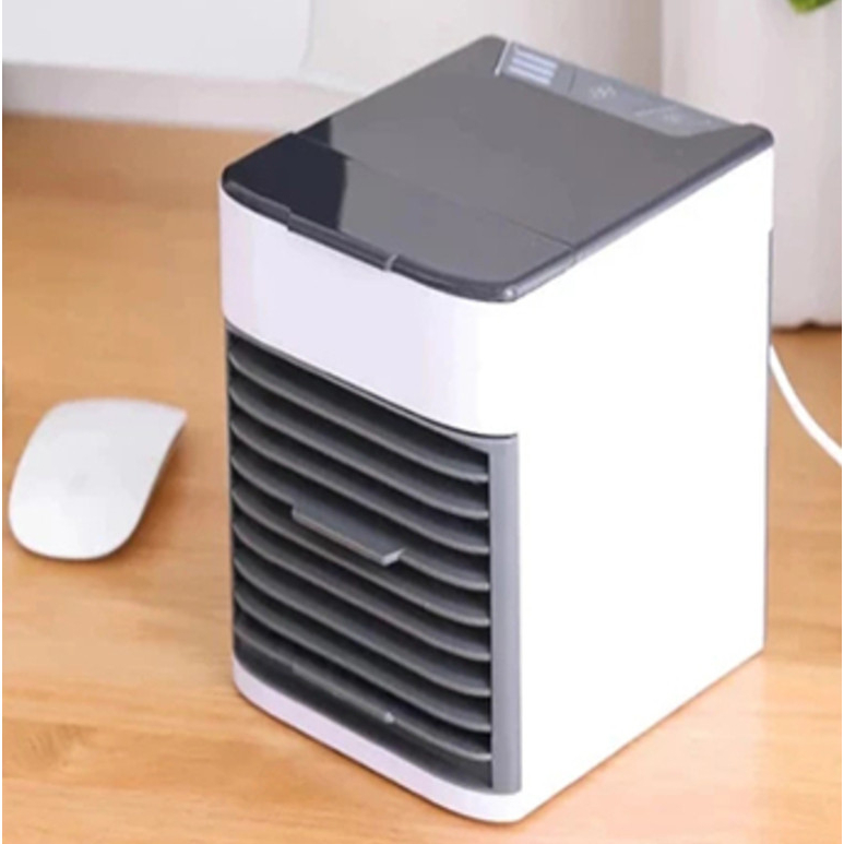 Mini Ar Condicionado Portátil Arctic Air Cooler Umidificador Climatizador Purificador Luz Led USB