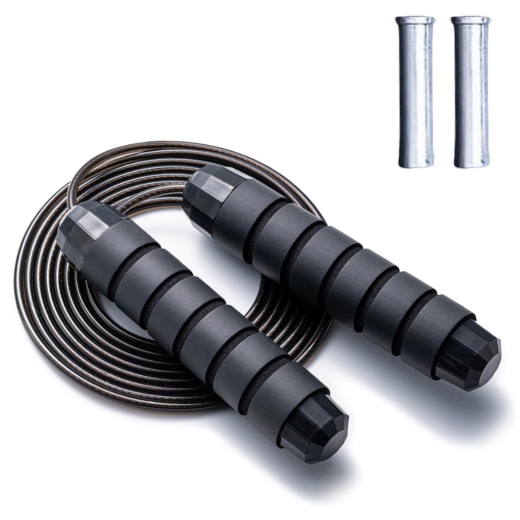 Corda Pular Profissional Rolamento Speed Rope Com Pesos 400g