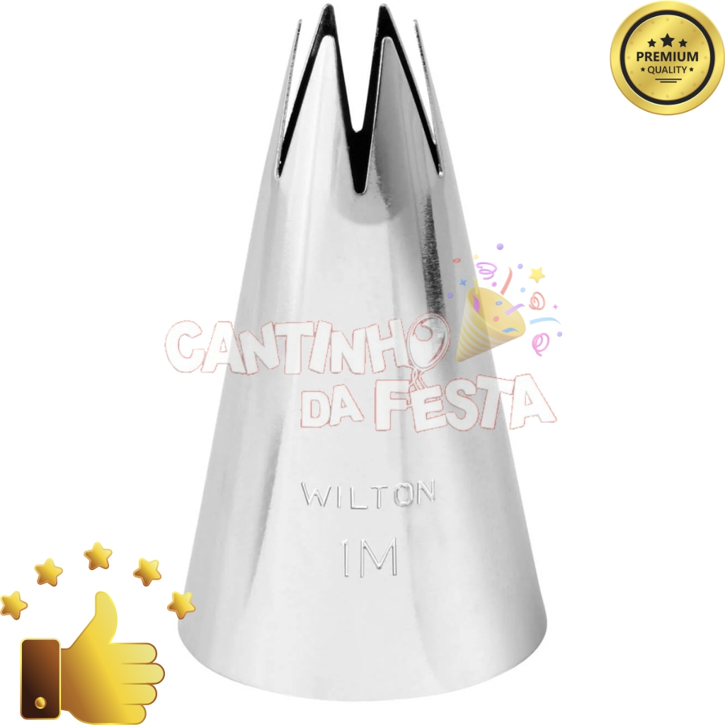 Bico Wilton 1M Pitanga Wilton Original Grande Sem Emenda em Oferta na Shopee