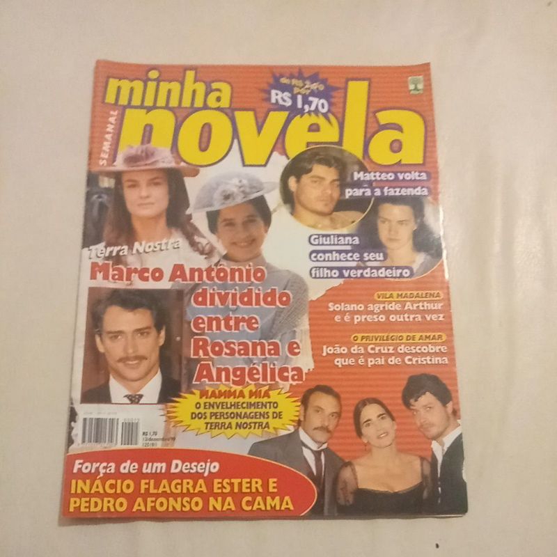revista minha novela Malu Mader Arosio Lacerda Fabio Jr assunção Paloma Duarte celulari Chiquititas herson Capri Mylla c