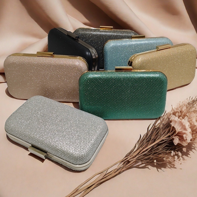 bolsa clutch casamento Casament bolsa com brilho de festa Carteira Feminina Com Glitter W168-143 em Oferta na Shopee