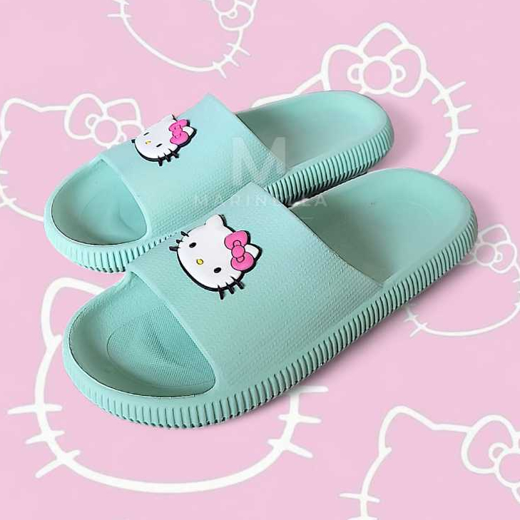 CHINELO INFANTIL FEMININO SLIDE JUVENIL HELLO ADULTO KITTY CONFORTAVEL FLEXIVEL em Oferta na Shopee