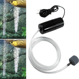 Bomba De Oxigênio/Ar Compressor Filtro USB Portátil Para Aquario De Peixes 12v Silencioso em Oferta na Shopee