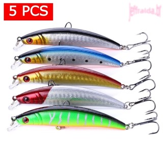 Kit 05 Iscas Artificiais Importadas 1/2 Meia Água de 9 cms e 8,5 gramas Pesca Tucunaré Traíra Dourado Robalo Black Bass em Oferta na Shopee