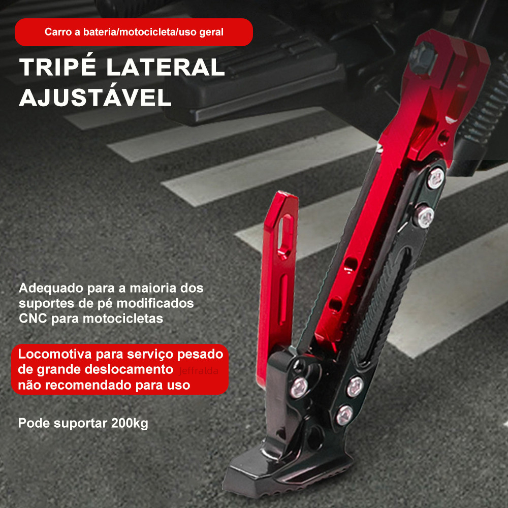 Descanso para Moto Cavalete Pezinho Regulável Universal Esportivo com Mola Várias Cores em Oferta na Shopee