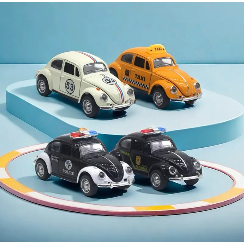 Carrinho Miniatura De Ferro, Modelo Fusca Antigo  Coleção Escala 1/32, Original e Exclusivo