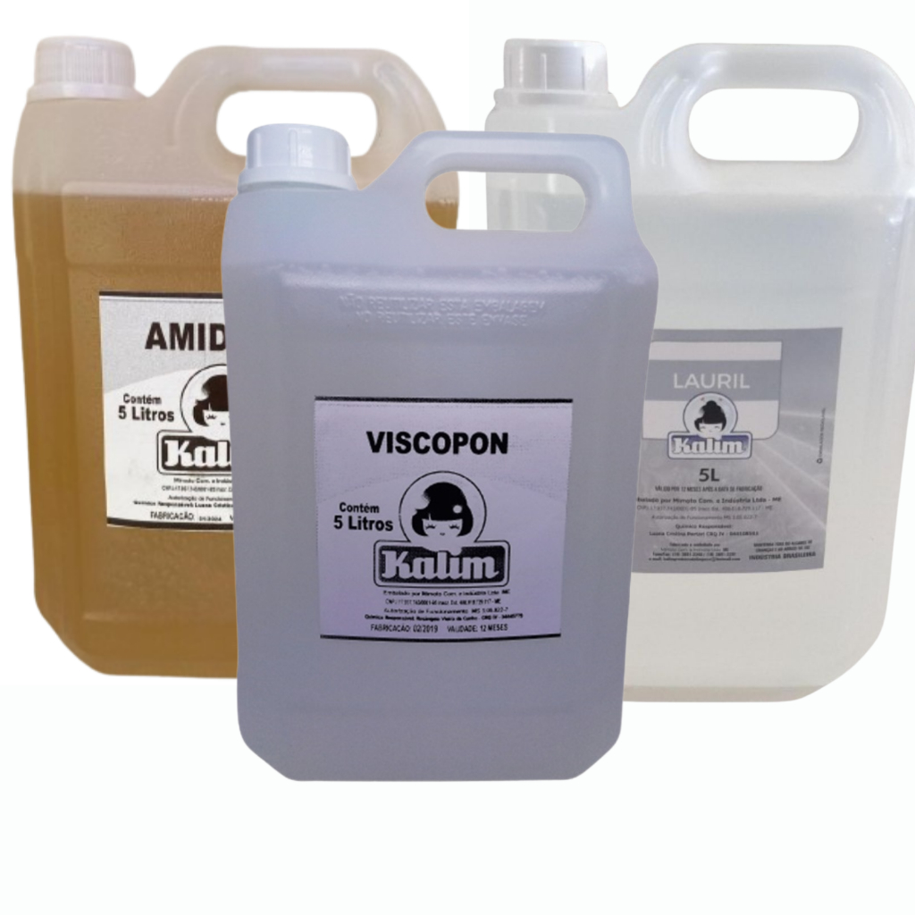 Amida 60 5 L + Esp. Viscopon 5 L + Lauril 27% 5 L escolha a variação