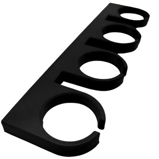 Suporte Para quatro Microfones De Fixação Parede Descanso organizador