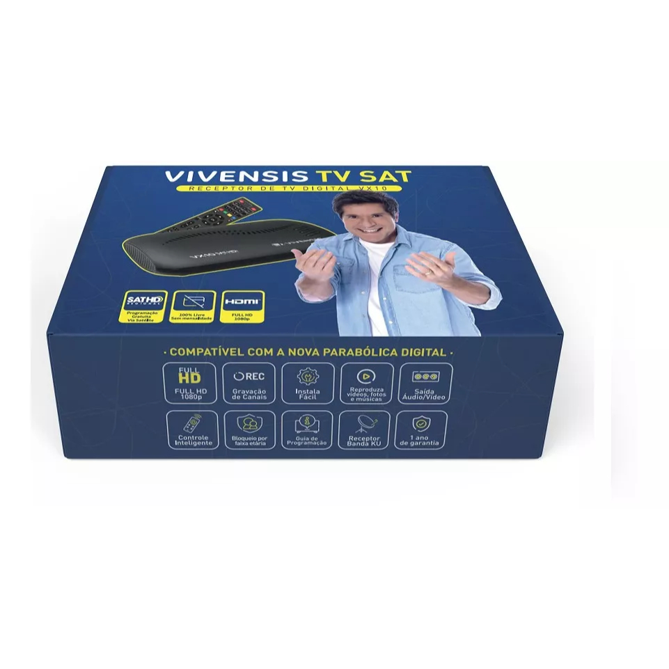 Receptor Digital Vx10 Sat Hd Vivensis