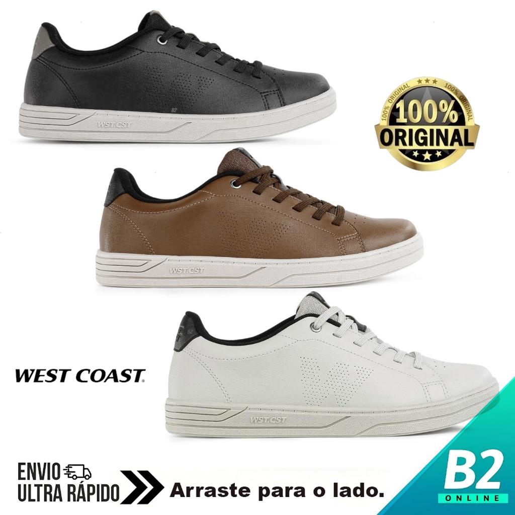 Tênis West Coast WC 36 Masculino 100% Original Com Nota Fiscal e Garantia - Men Shoes