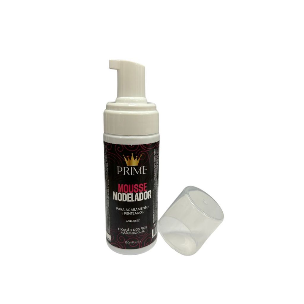 Mousse Modelador Prime Master Hair Para Tranças Cachos e Penteados - Reduz o Frizz e Da Brilho 150ml